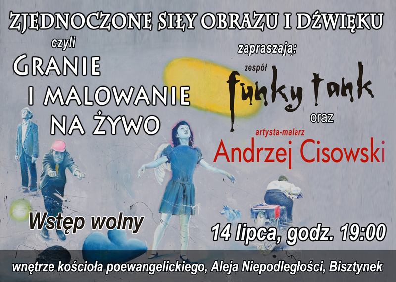 FUNKY TANK i Andrzej Cisowski - granie i malowanie na żywo!